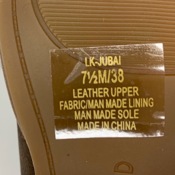 Lucky Brand Jubai Periscope Deer Brown Nubuck 7.5 - Picture 8 of 8